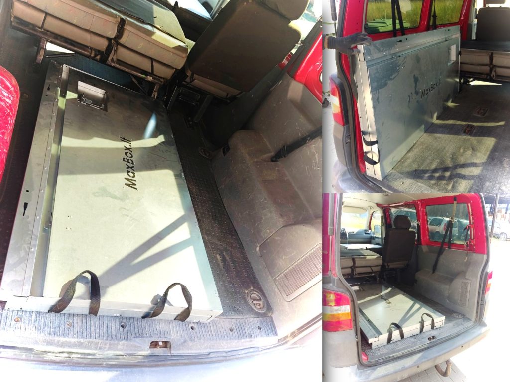 Lengvai transportuojama telpa į automobilį